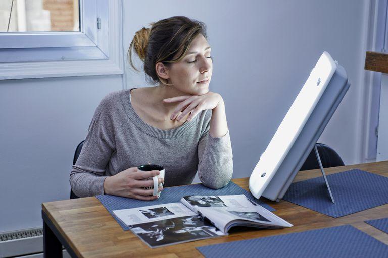 Lichttherapie bei saisonal depressiver Störung